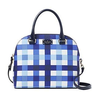 Kate Spade Carli Grove Street printed satchel